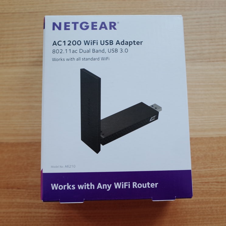  무선랜카드 WIFI어댑터 넷기어 A6210 이제 5Ghz 로 인터넷하자~