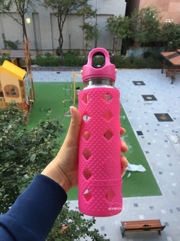  유리텀블러 웰보우 레보맥스 냄새안나구 좋당