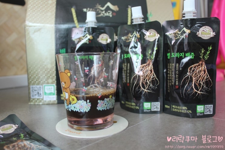  기관지에 좋은 음식 지리산별마루 도라지배즙 진하네