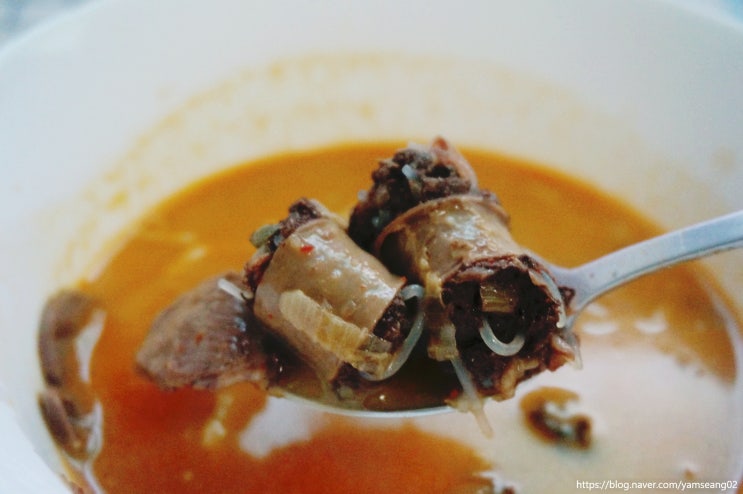  비비고 순댓국 예상보다 더 얼큰한 맛이 있었어요