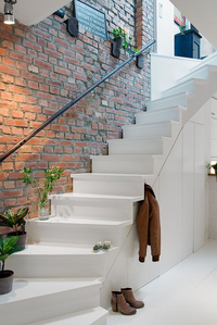 각종 계단실 형태 계단 디딤판 종류 챌판 난간대 난간 디자인