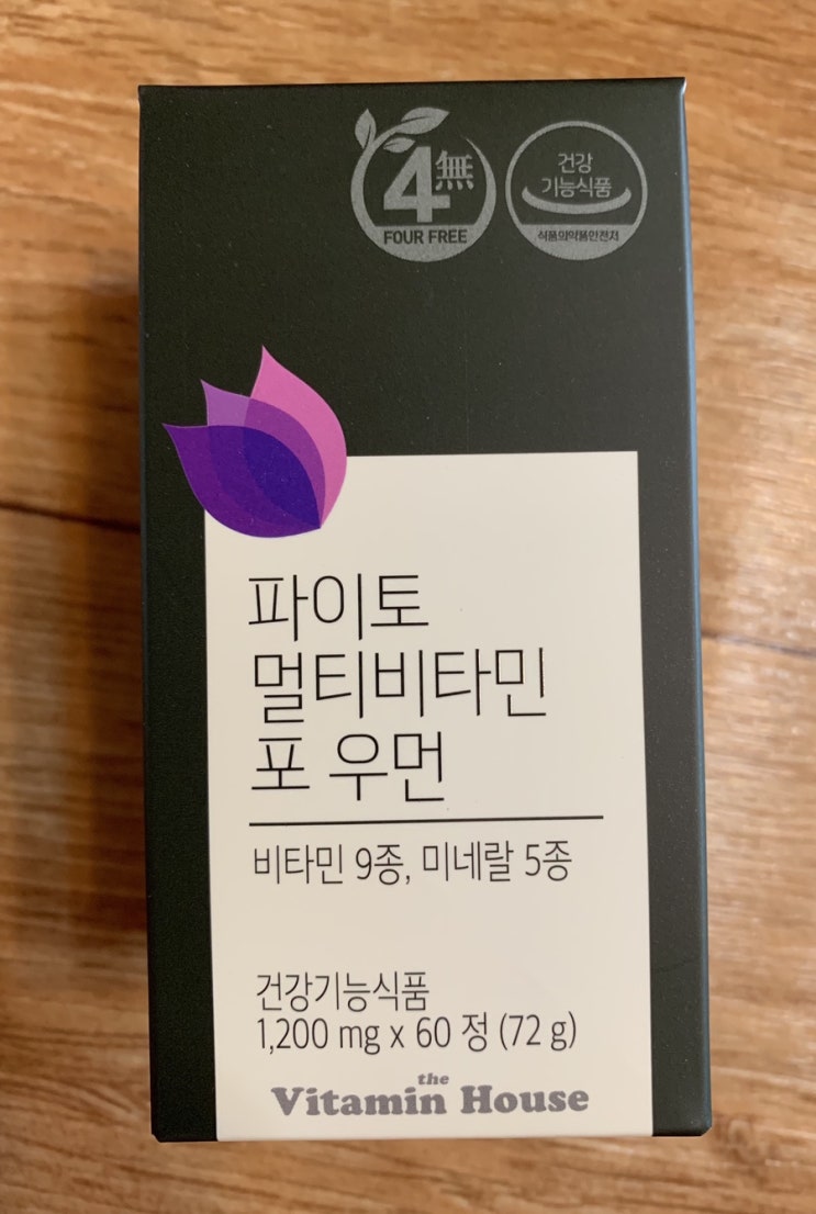  [비타민하우스]지치고 피곤하다면?여자를 위한 비타민"파이토 멀티비타민 포우먼"