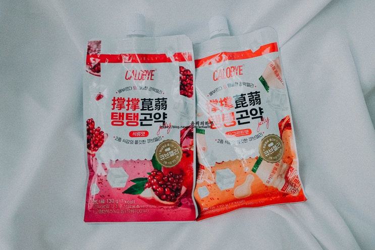 칼로바이 탱탱곤약 젤리 다이어트 간식으로 딱 좋아