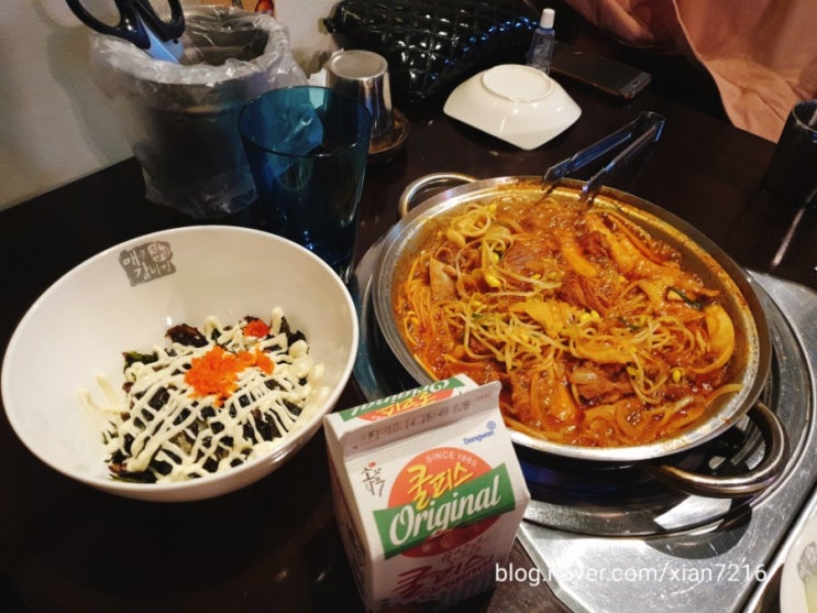  합정역 맛집 < 신맵당 > - 합정역매운갈비찜 계란찜과 주먹밥 세트 먹으면서 합정데이트하자~