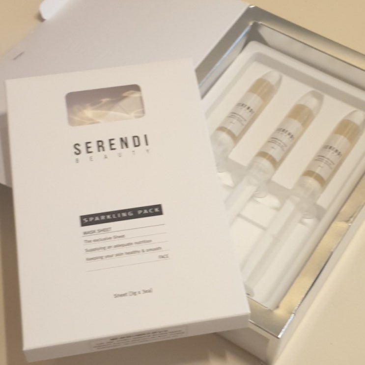  세렌디뷰티 스파클링팩 & 광채크림 후기