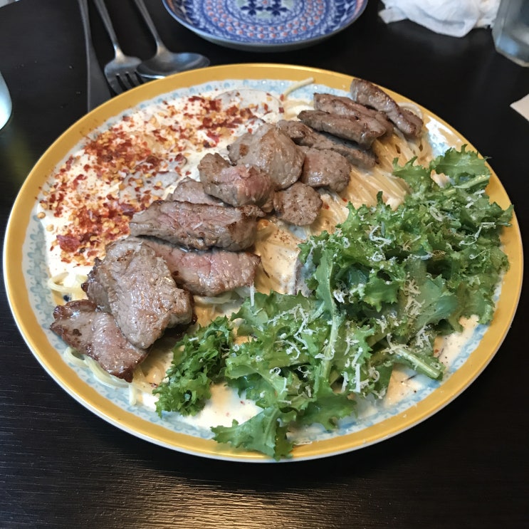  [녹사평역/이태원동] 농담 :: 퀴논길 파스타 소주 맛집