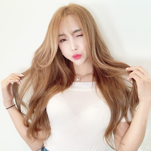  강남미용실 컬러 선택 골드브라운 염색