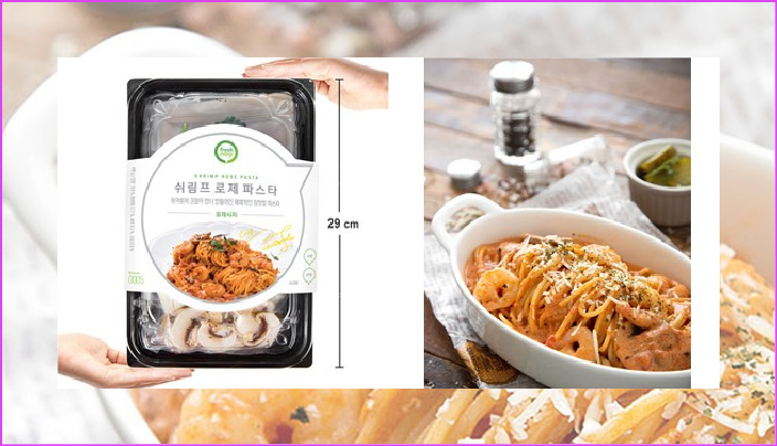  10%할인 프레시지 쉬림프 로제 파스타 [9,000원]