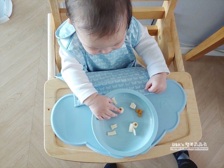 흡착 예쁜식기 에코 플레이스매트 유아식기세트로 간식먹자!