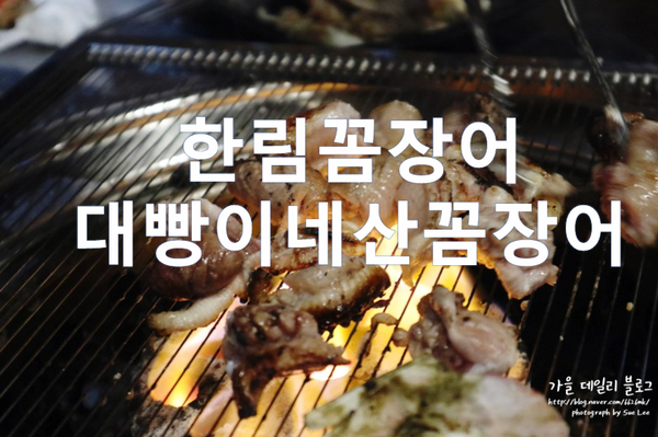  한림꼼장어 제주 대빵이네산꼼장어 엄지 척