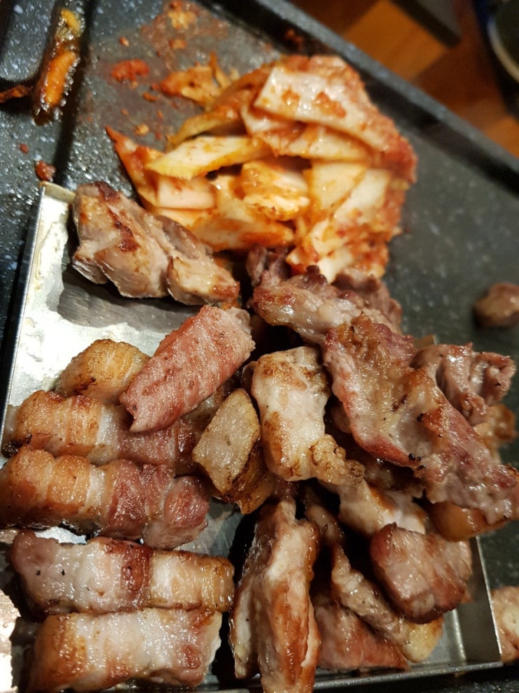 [웨어울프 사냥일지] 수서역 하남돼지집 :: 명이나물 고추냉이와 즐기는 돼지고기