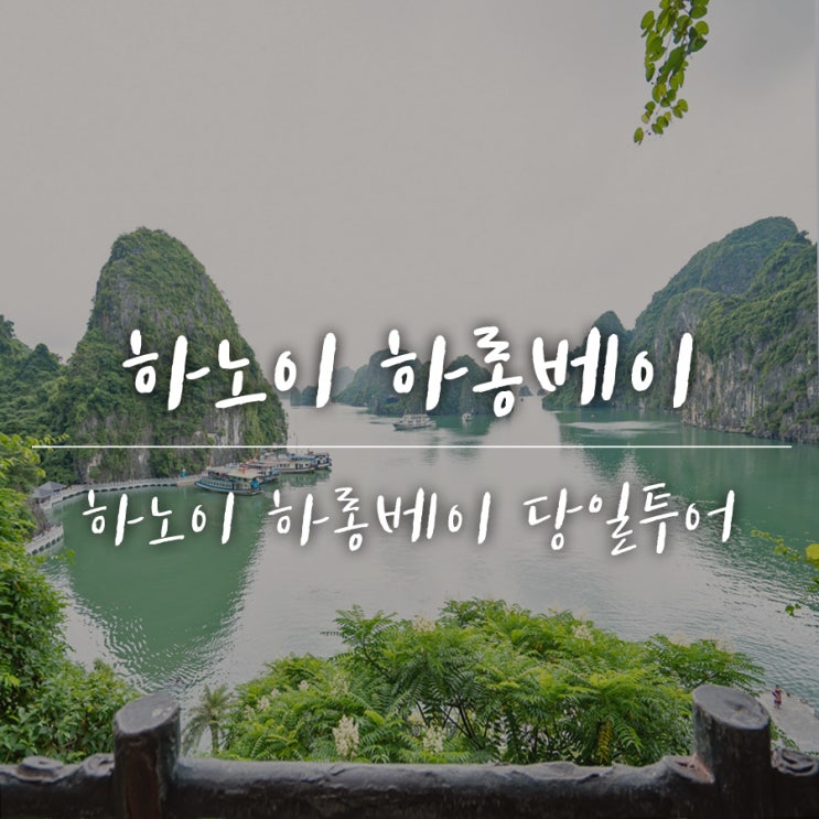 하노이 하롱베이 당일투어 편하고 알참
