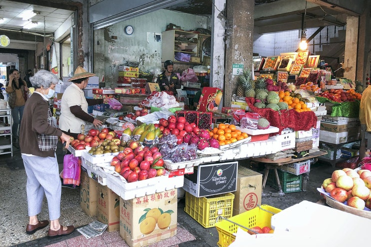  로컬시장에서 아침 장보기, 야무랴오 시장(Yamuliao Market) / 핫한 빵집, PU-JEI대만/타이난 자유여행 [2019/05/08]