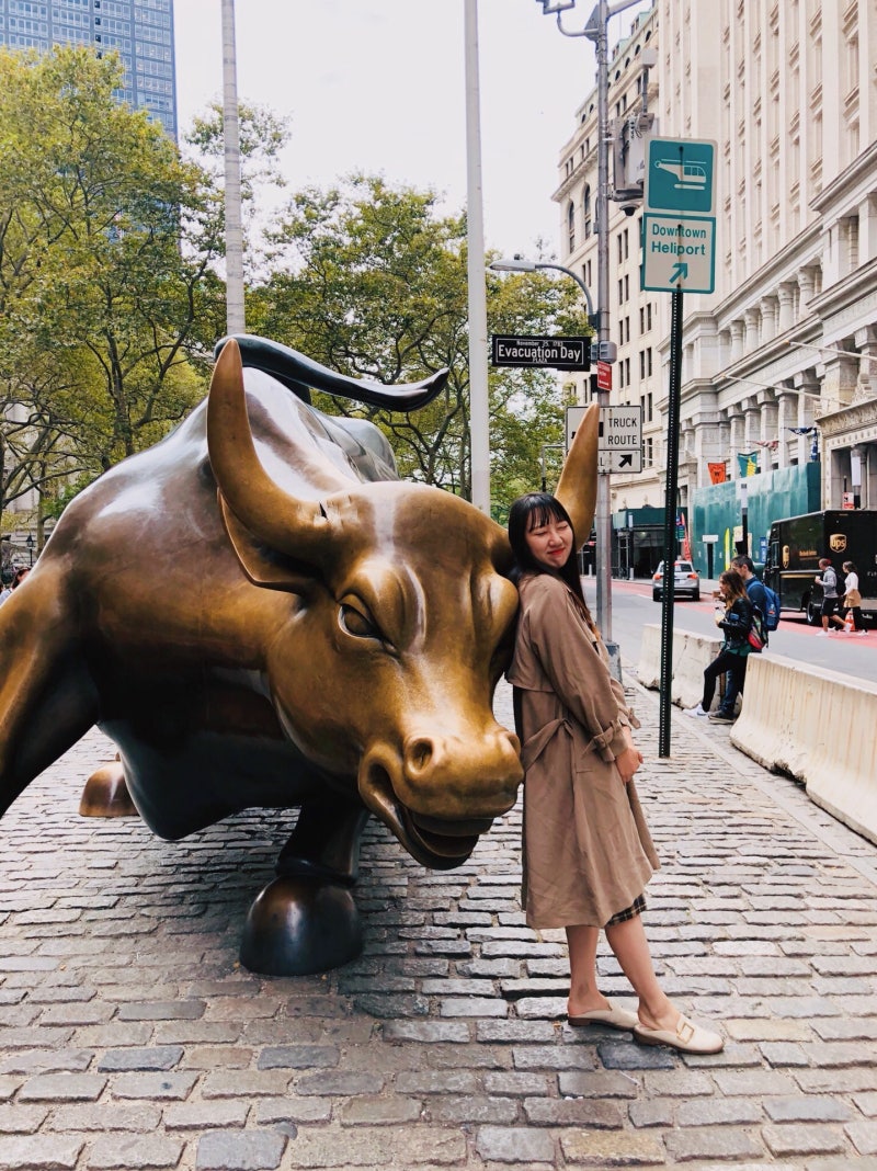 미국/뉴욕여행 3일차] 월스트릿/황소상/배터리파크/자유의여신상 크루즈/오큘러스/브루클린브릿지/덤보/그리말디피자 : 네이버 블로그, image size:800x1068