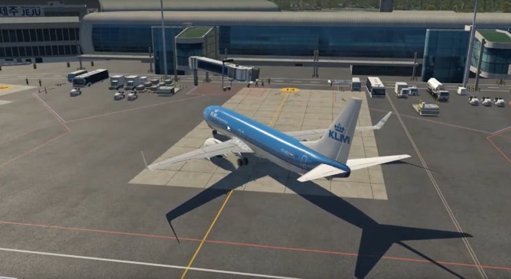  Zibo 737-800 사용팁 노우즈 휠 스티어링, Direct to 실행