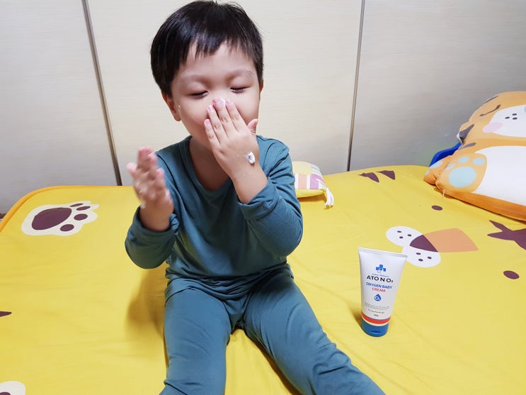  아기크림 집중 보습으로 아기침독 문제없어요