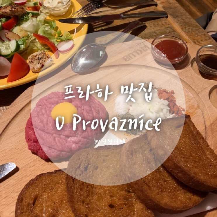 프라하맛집 :: 현지인들 가득한 U provaznice, 타르타르 맛집으로 인정 (feat. 슈니첼 맛집)