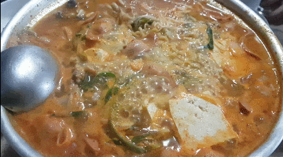  땅스부대찌개 의왕고천점 포장 3인분 9900원