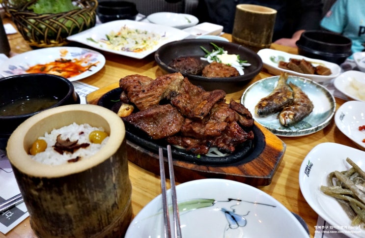  담양 맛집 담양나들이 대통밥 먹방으로