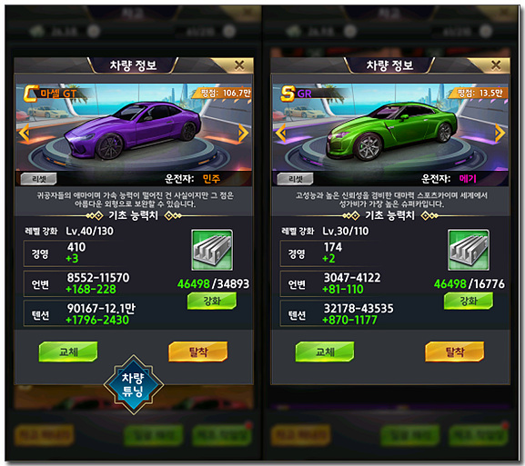 리치리치 차량튜닝 등 팁 리치리치 차량튜닝 등 팁