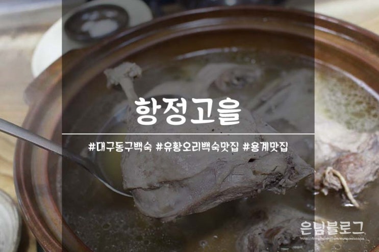 대구 동구 오리 백숙 맛집 : 항정고을 유황오리로 몸보신 완료