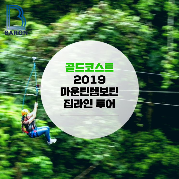  바른투어 - 골드코스트 탬버린 마운틴 집라인 투어 가격 안내 (2019/20년) 시원하게 하강하는 산속의 액티비티!