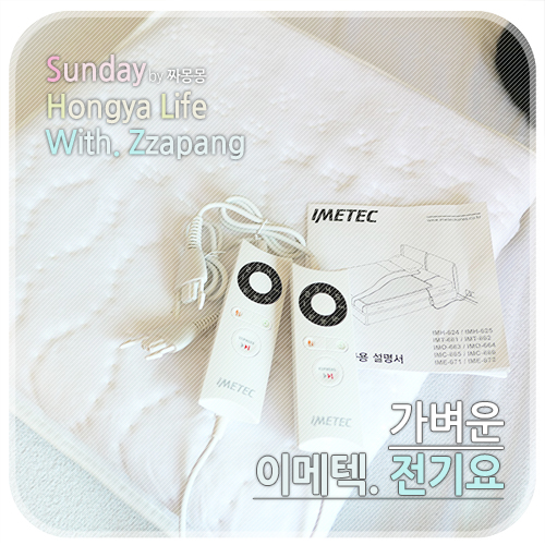 가벼운 이메텍 전기요로 환절기 준비 시작!
