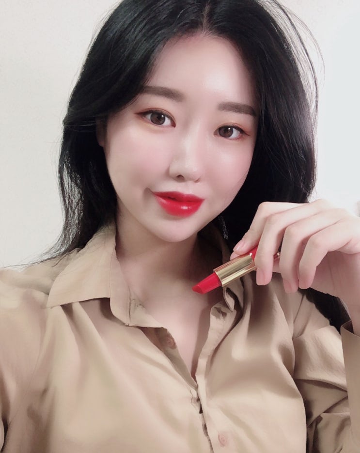  수지 랑콤립스틱 추천 컬러, 압솔뤼 루즈 루비 크림01 & 쉬어 264