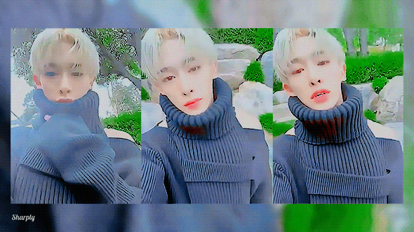  191010 몬스타엑스 공식 트위터 원호 데이즈드 촬영지 움짤