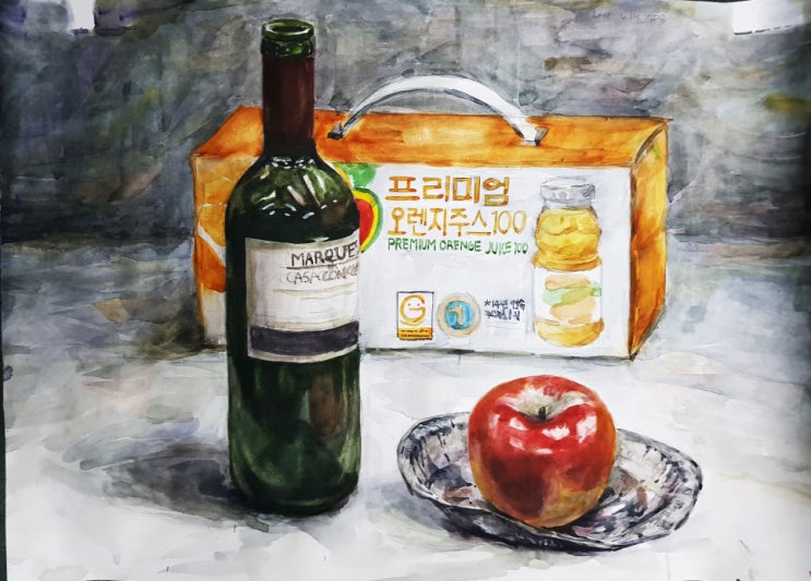 수채화반 그림 이야기! [청주 입시미술학원 아르망]