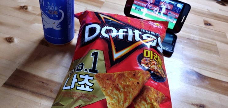  도리토스 마라맛과 필라이트맥주.  그리고  대한민국 대 스리랑카 집관