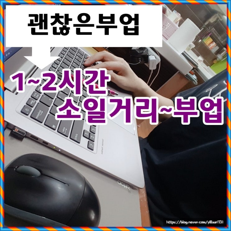  소일거리로 1~2시간 할만한 괜찮은 부업 이건 어때요?