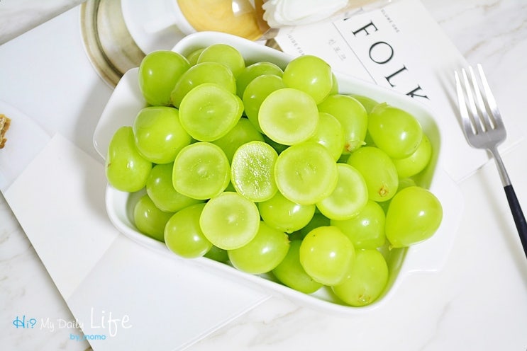  망고포도 샤인머스켓 먹는법 보관 알아봐요 w.하랑애