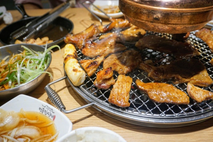  인천 주안 무한리필 :: 명륜진사갈비, 고궐리티 숯불돼지갈비를 무한으로!