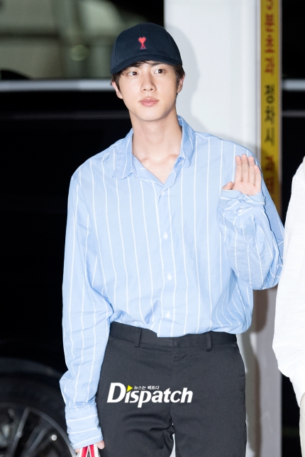  [방탄소년단 진]191009 석지나 잘 다녀와!!(ft. 위버스 진 글게시 : 아....!!)