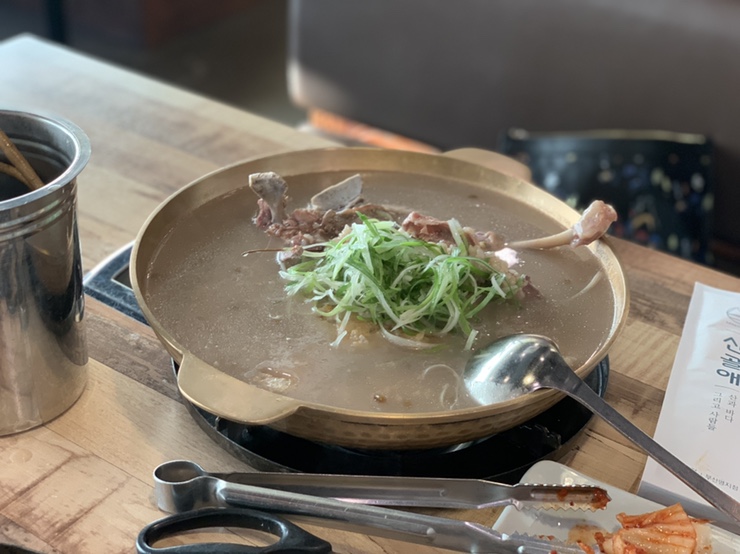  명지 맛집 산골애, 오리백숙 수제누룽지부터 아이스홍시 디저트까지️