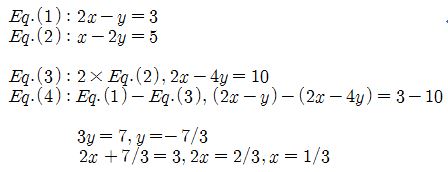 [P042] 파이썬의 연립방정식 풀기 (Simultaneous equations solver of Python)