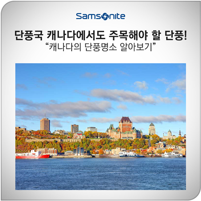  단풍천국 캐나다에서도 주목해야할 단풍명소!