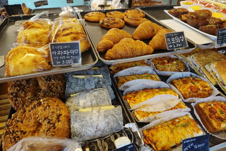  신중동역빵집맛집 한스하임 유기농빵이라 더 맛있어요