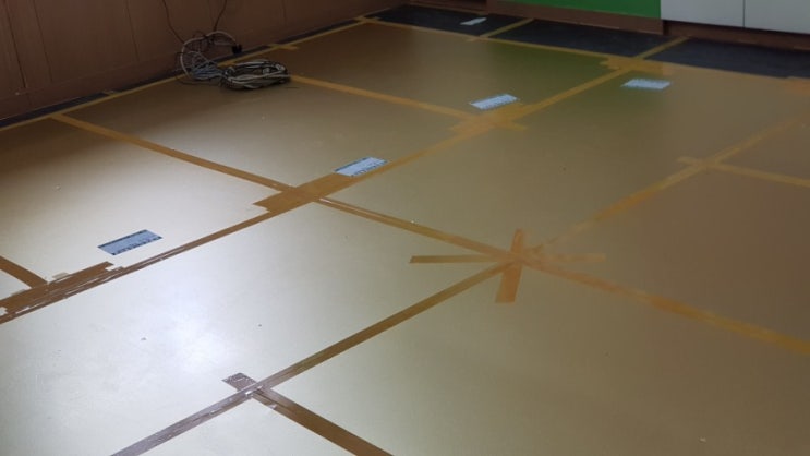  #대구전기온돌판넬#한국전기온돌판넬#칠곡초등학교교실 시공현장입니다