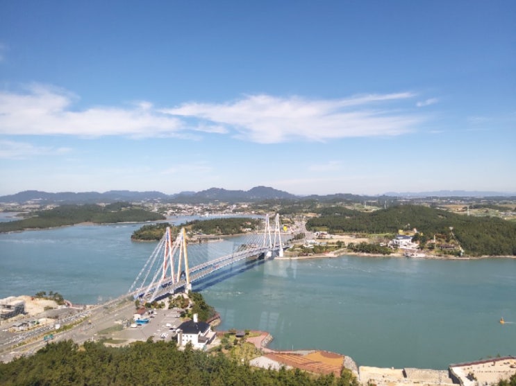 남도여행 진도타워에서 바라본 진도대교 명량해협 울돌목