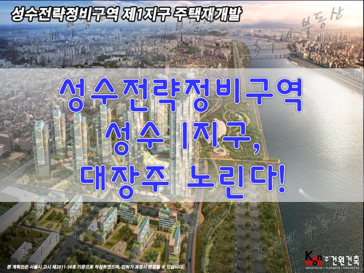  [재개발] 성수전략정비구역 성수 1지구, 대장주 노린다! #호두네부동산
