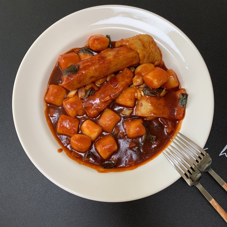  끝짱떡볶이 1분만에 주문하는방법 (쌀떡 후기)