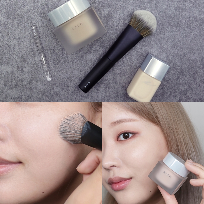  RMK 신제품 크리미 파운데이션 EX & 파운데이션 브러쉬 N 으로 완성한 에스테틱 가을메이크업 베이스 꿀조합