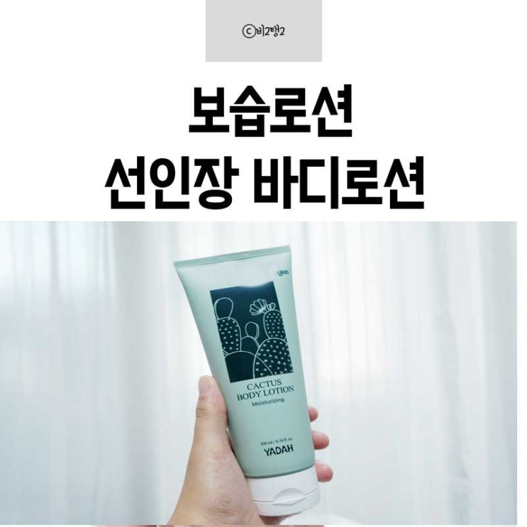  보습로션 선인장 바디로션으로 건조피부 관리중이에요