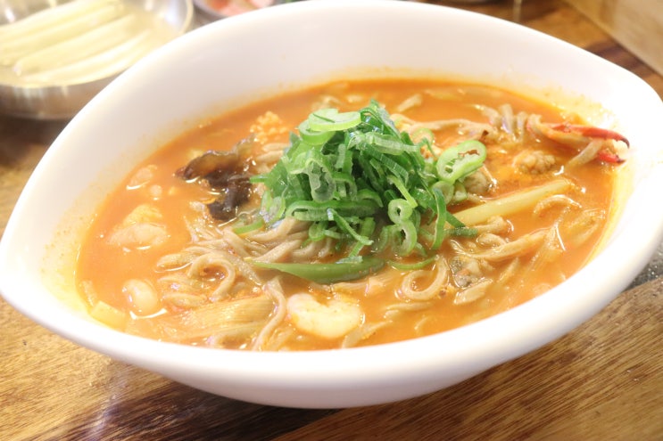 서울 칼국수 맛집 해물듬뿍 얼큰칼국수 막불감동