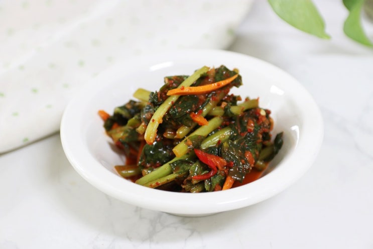 열무비빔밥 꿀맛 _맛있는열무김치  김치담는마을에서 ~