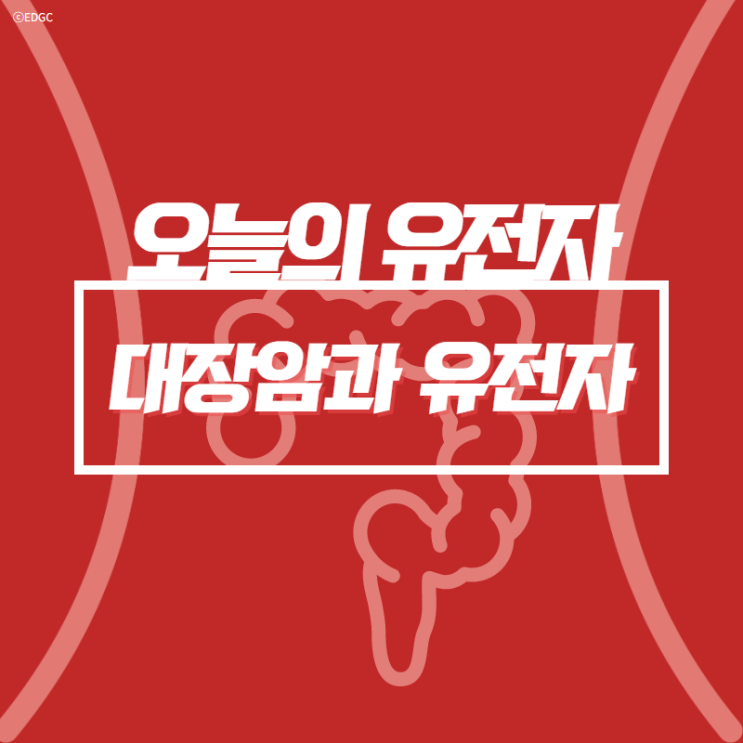  [오늘의 유전자] 대장암과 유전자 Colorectal Cancer and Gene
