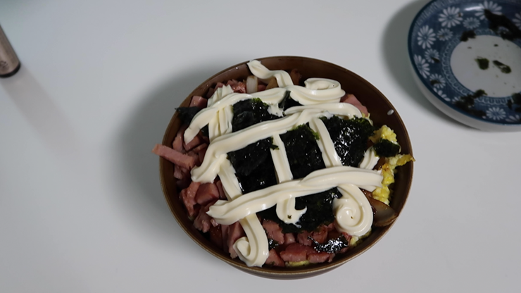  스팸마요덮밥 만들기 백종원 레시피 따라해봤어용~!