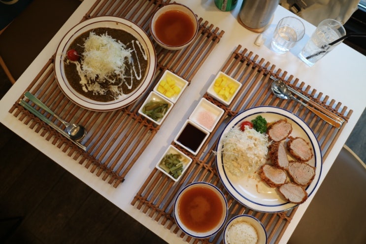  이태원맛집 | 재재식당 : 안심돈까스와 시금치카레 
